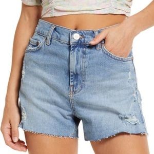 Urban Outfitters BDG Aline Mid Vintage Ripped Denim Shorts